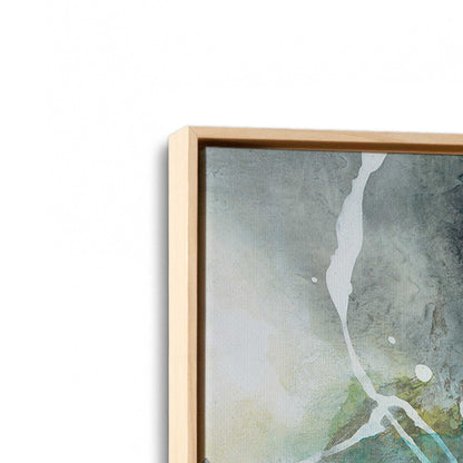[Color:American Maple], Picture of art in a American Maple frame at an angle