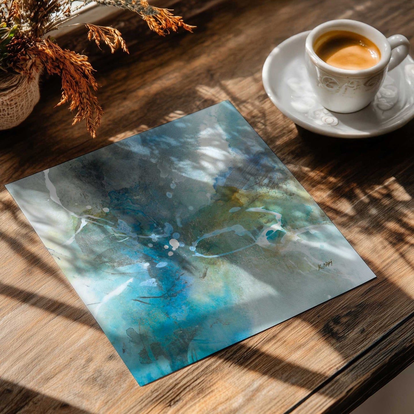 [Color:Rolled Print], Picture of close up of art