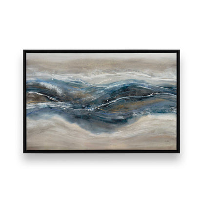 [Color:Satin Black], Picture of art in a Satin Black frame