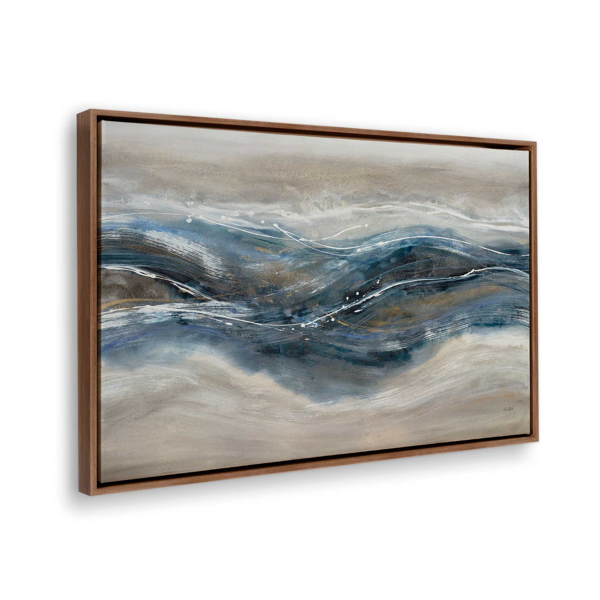 [Color:Walnut], Picture of the corner of the art