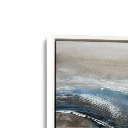 [Color:Opaque White], Picture of art in a White frame at an angle