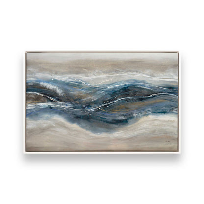[Color:Opaque White], Picture of art in a White frame