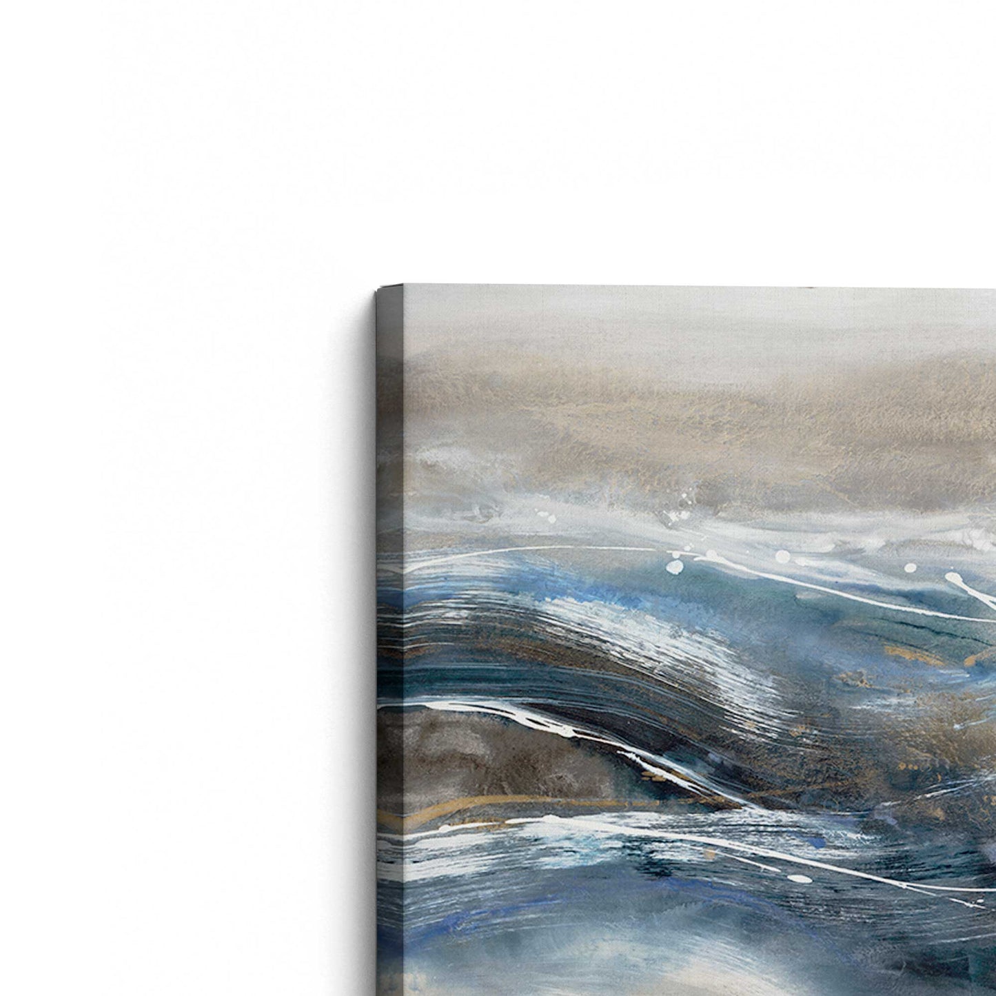 [Color:Stretched Canvas], Picture of the corner of the art