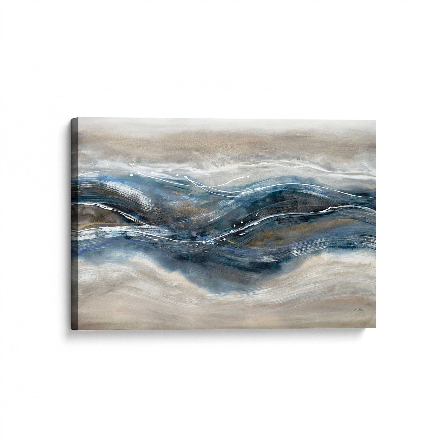 [Color:Stretched Canvas], Picture of art at an angle