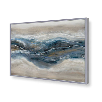 [Color:Polished Chrome], Picture of art in a Polished Chrome frame of the corner