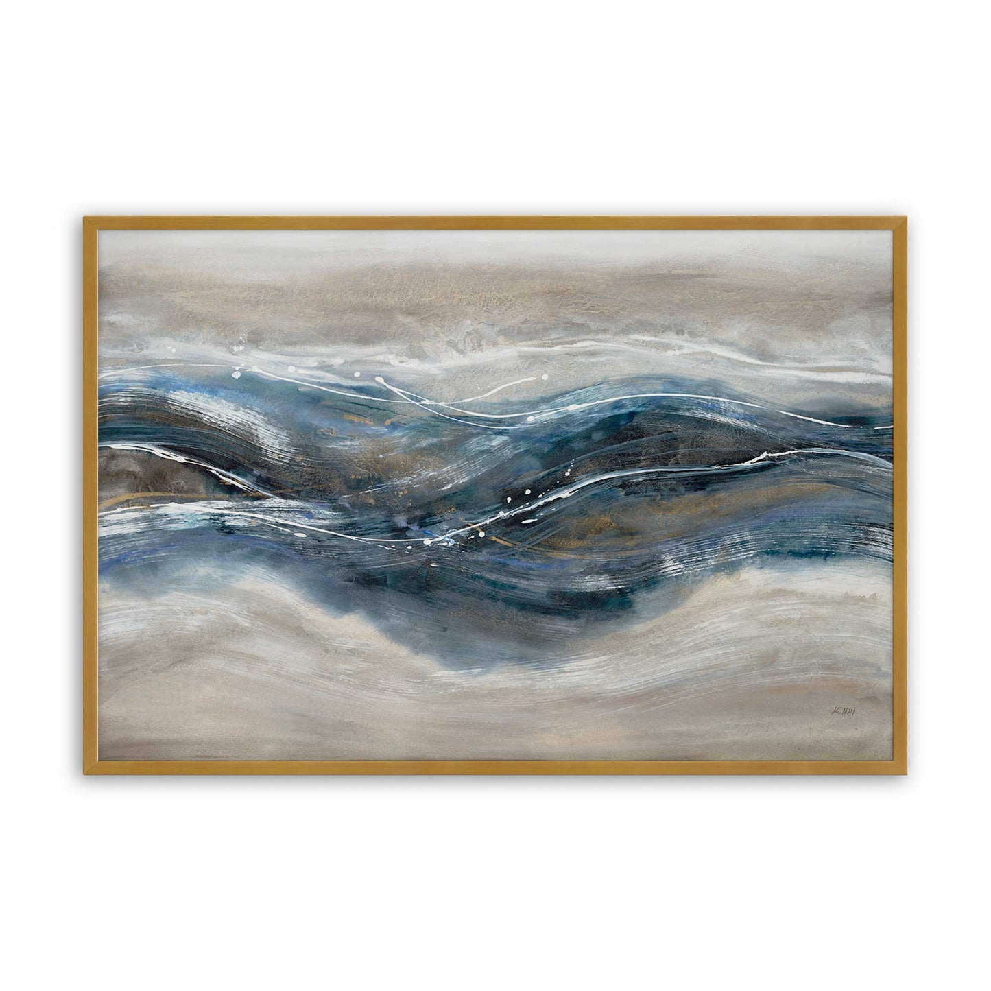 [Color:Polished Gold], Picture of art in a Polished Gold frame