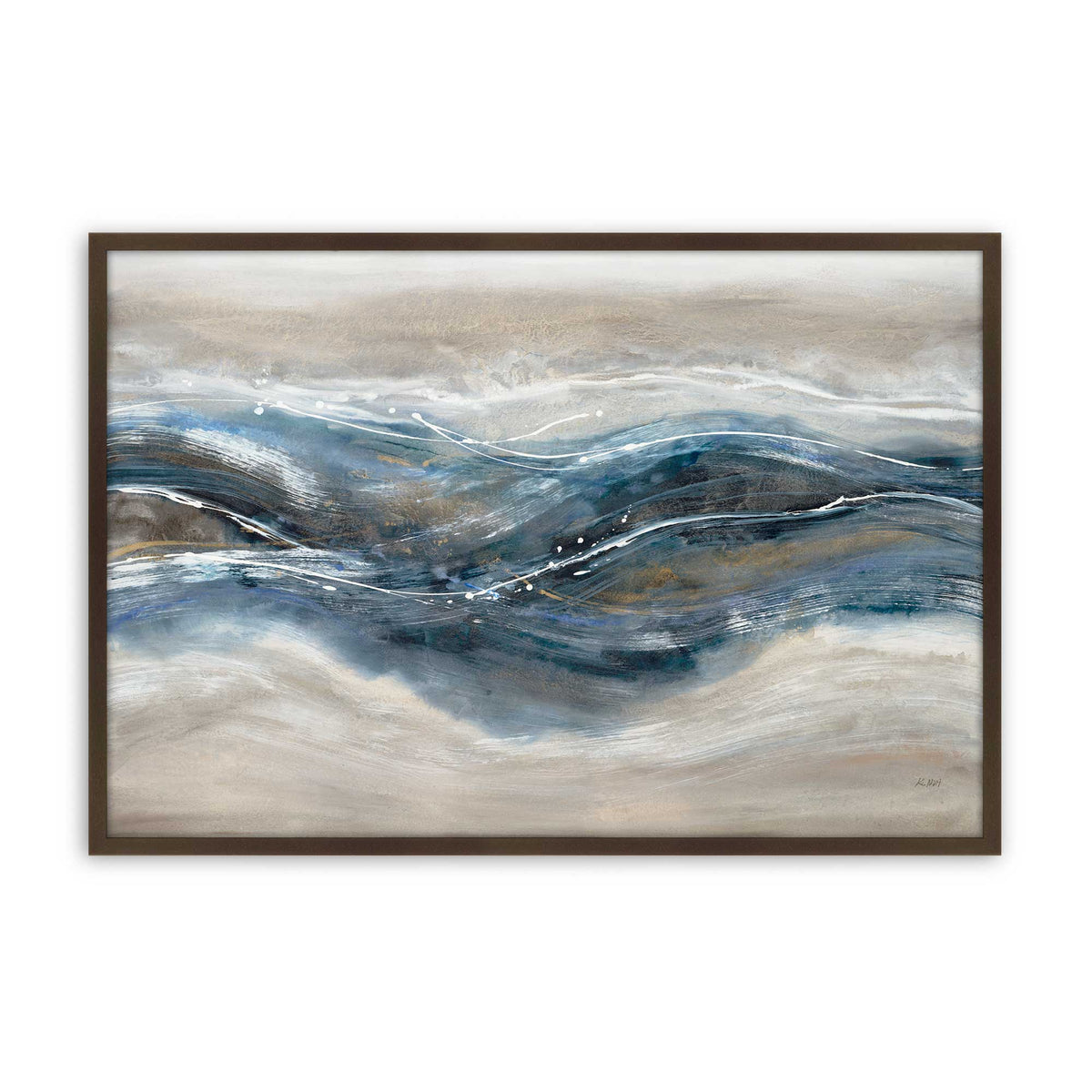 [Color:Belvinder Brown], Picture of art in a Belvinder Brown frame