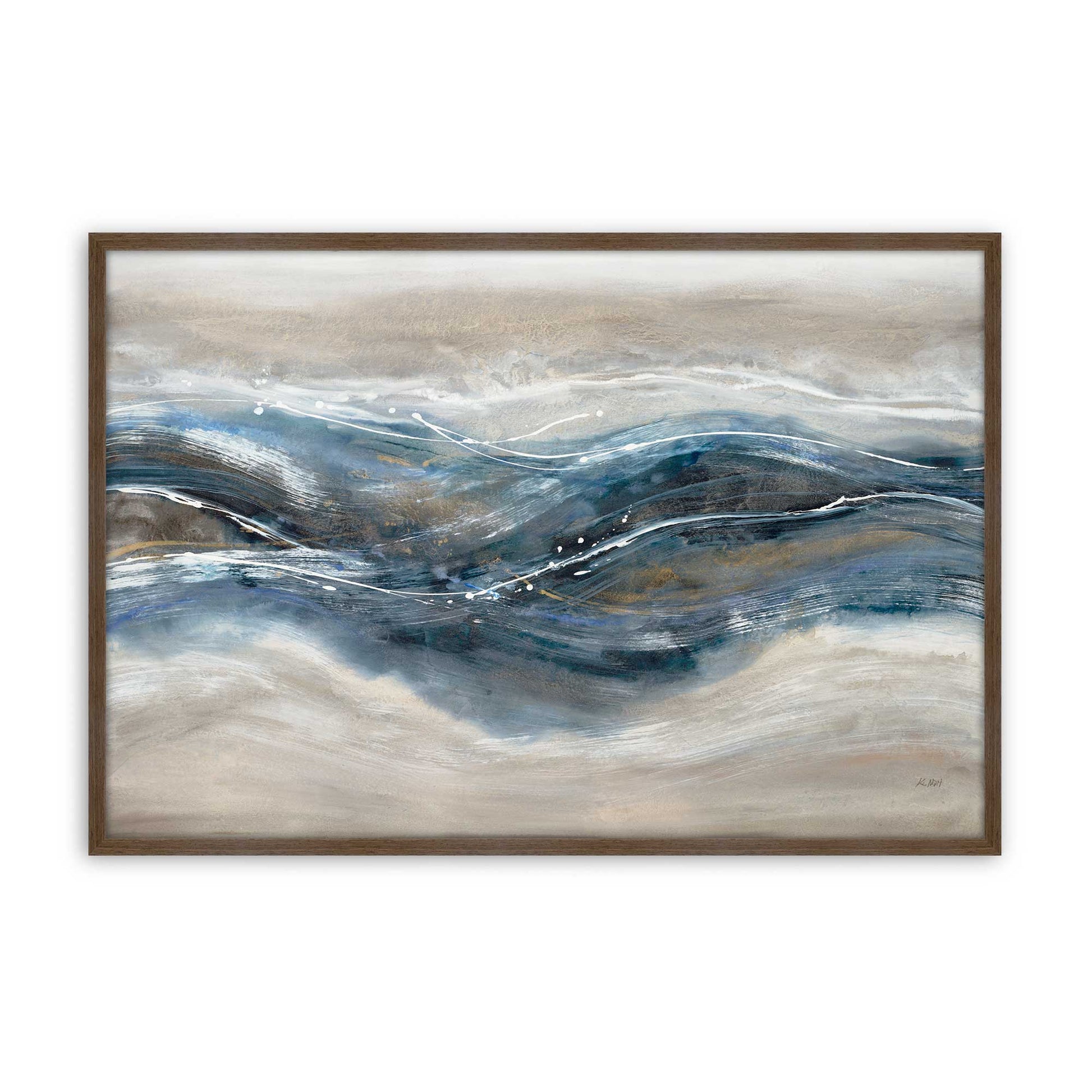 [Color:Walnut], Picture of art in a Walnut frame