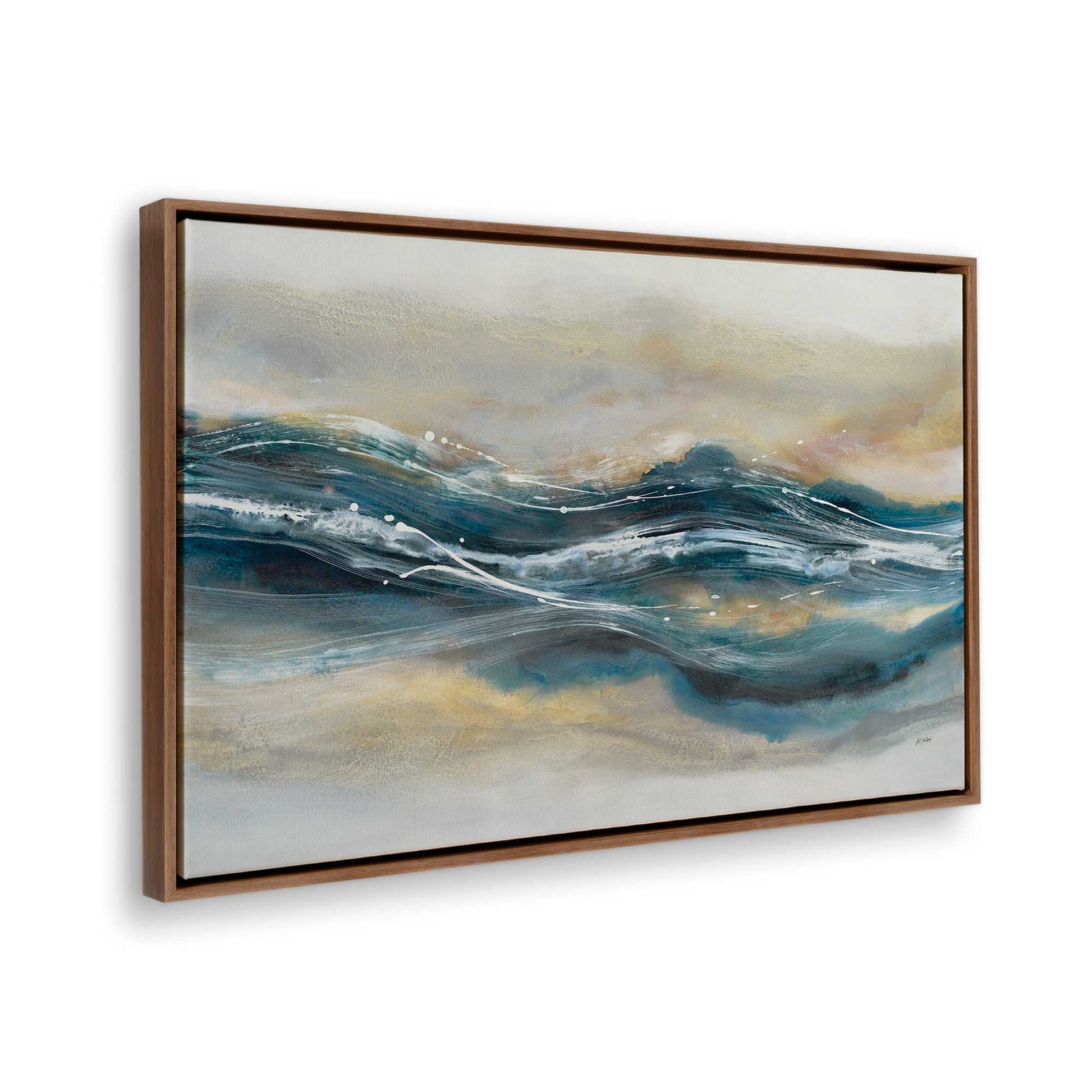 [Color:Walnut], Picture of the corner of the art