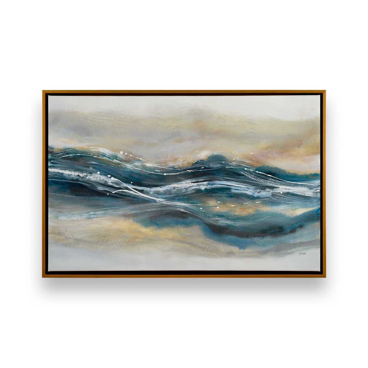 [Color:Polished Gold], Picture of art in a Polished Gold frame