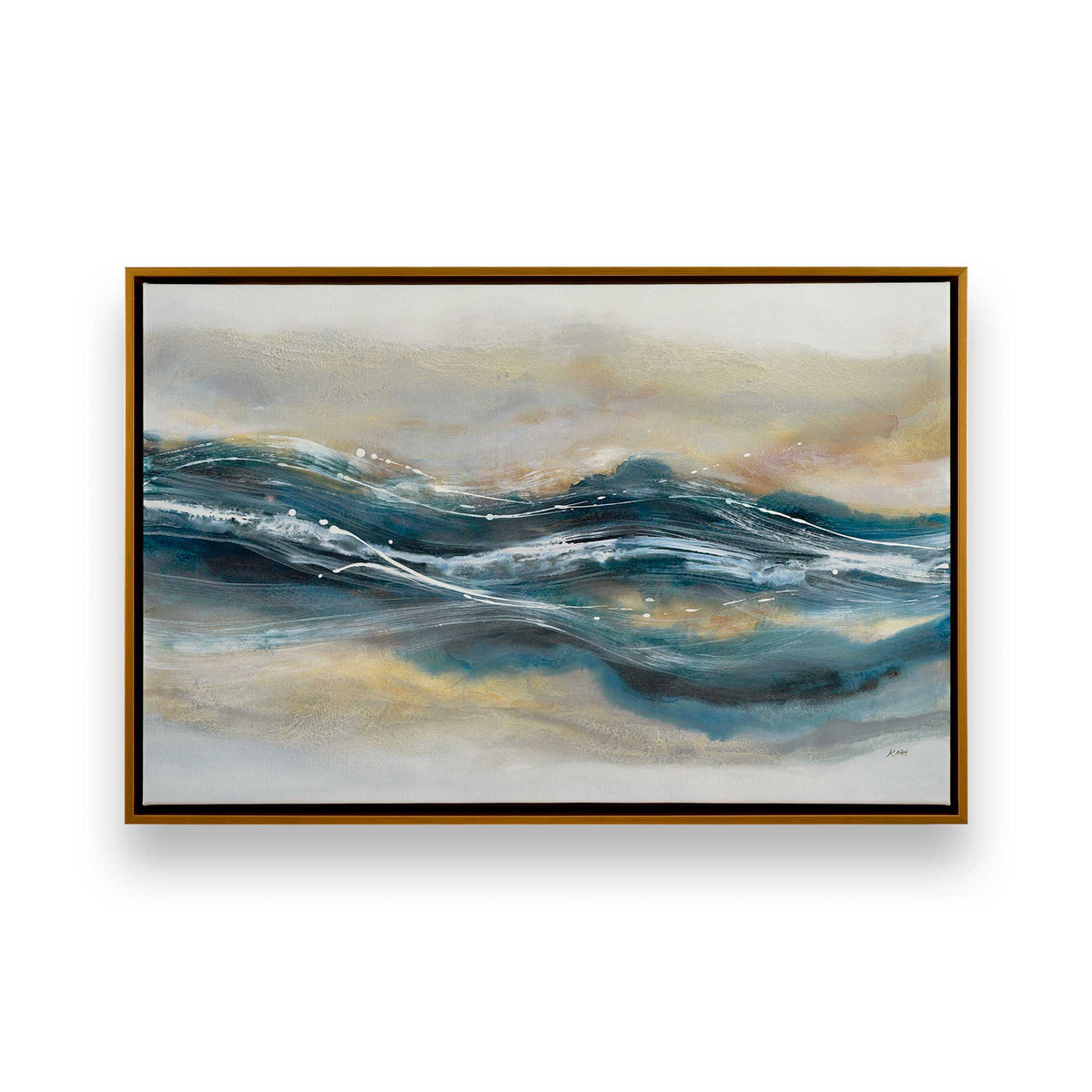 [Color:Polished Gold], Picture of art in a Polished Gold frame