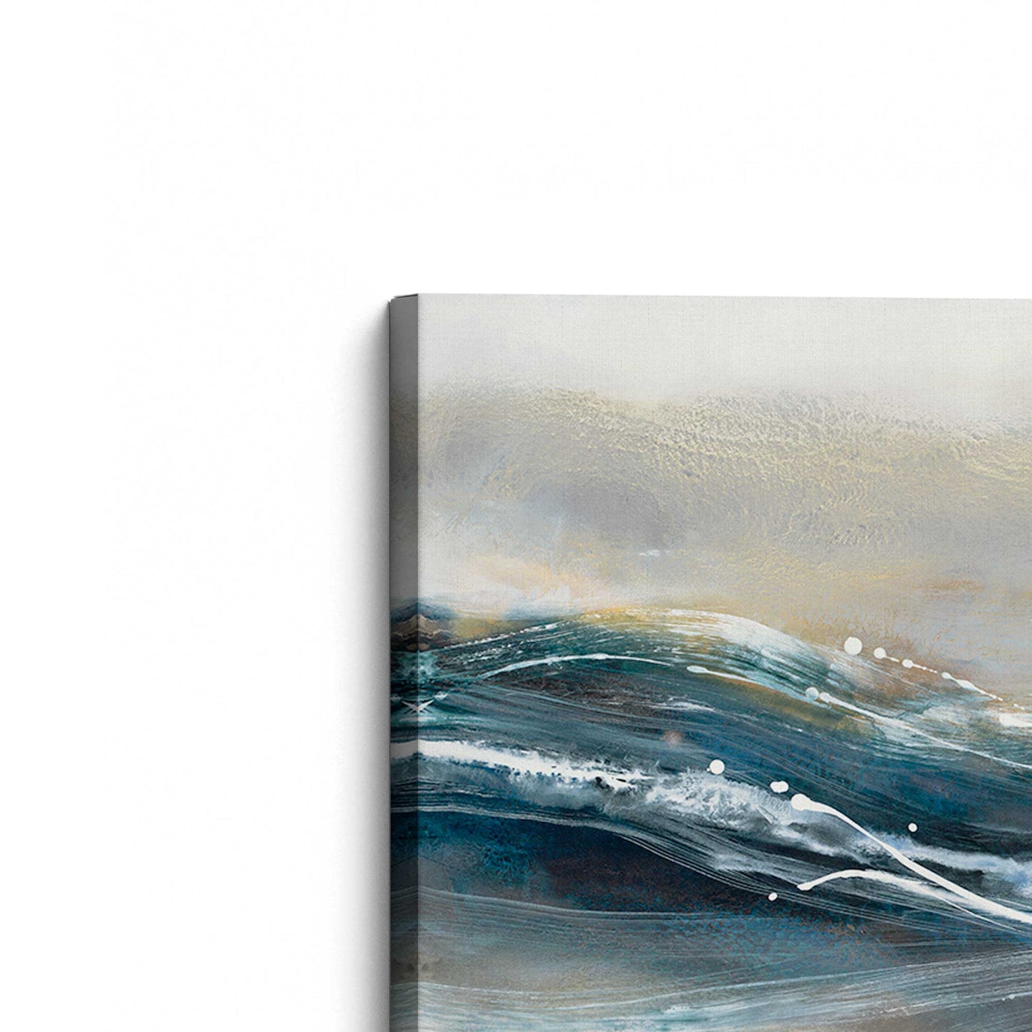 [Color:Stretched Canvas], Picture of the corner of the art
