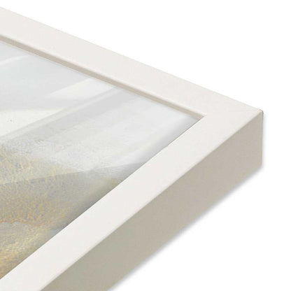 [Color:Opaque White], Picture of art in a Opaque White frame at an angle