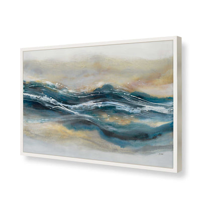[Color:Opaque White], Picture of art in a Opaque White frame of the corner