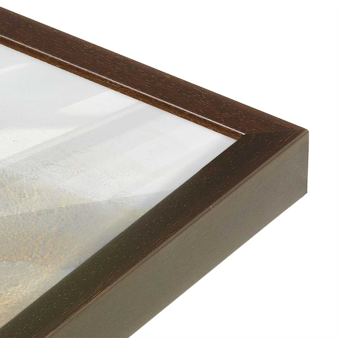 [Color:Belvinder Brown], Picture of art in a Belvinder Brown frame at an angle