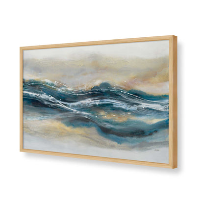 [Color:American Maple], Picture of art in a American Maple frame of the corner