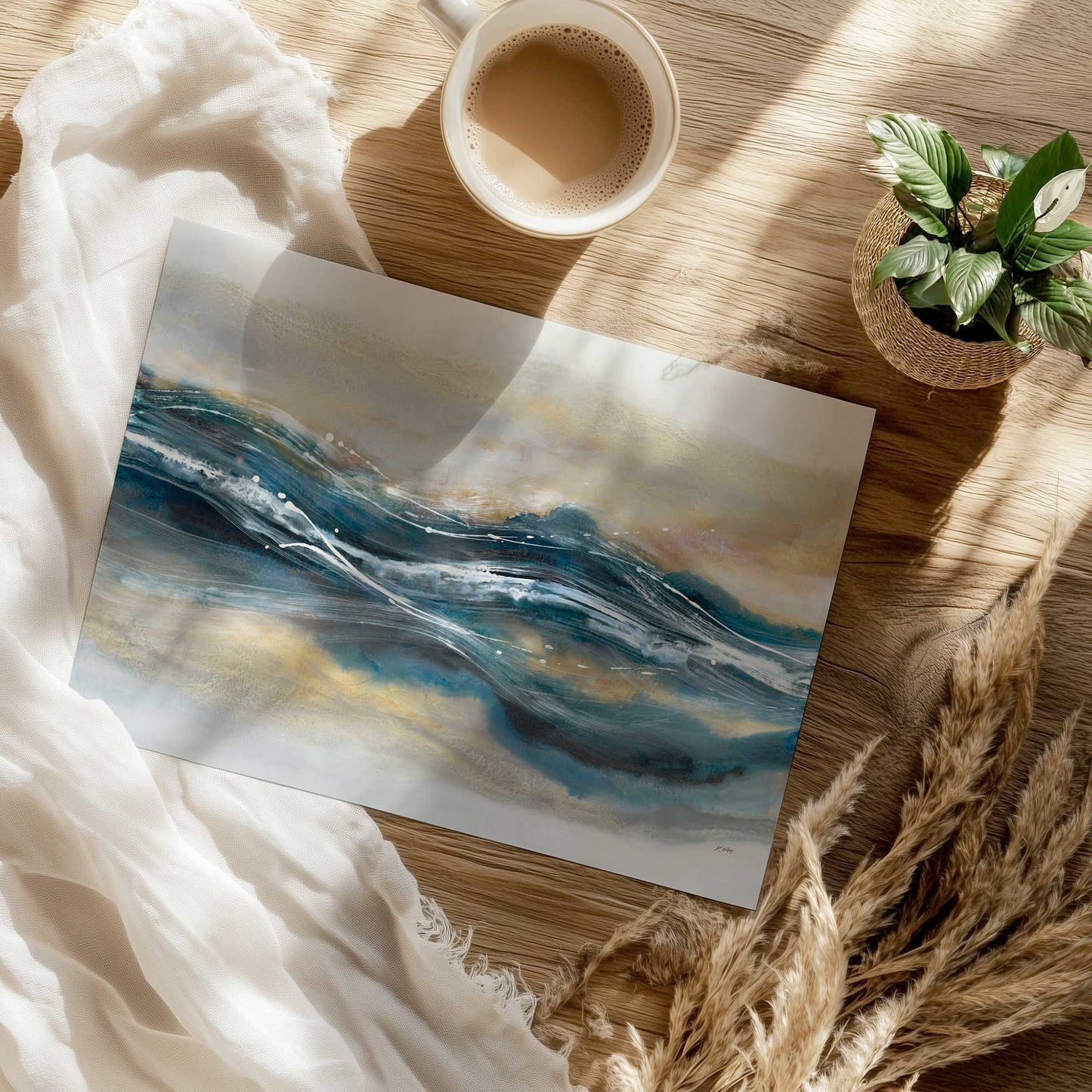 [Color:Rolled Print], Picture of close up of art