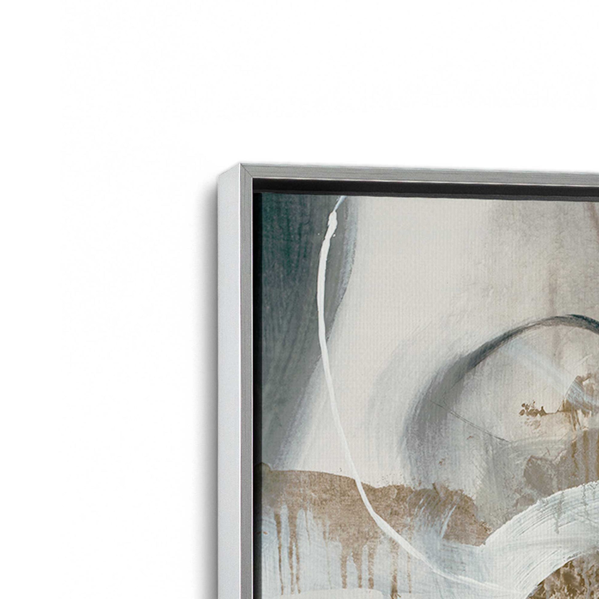 [Color:Polished Chrome], Picture of art in a Polished Chrome frame at an angle