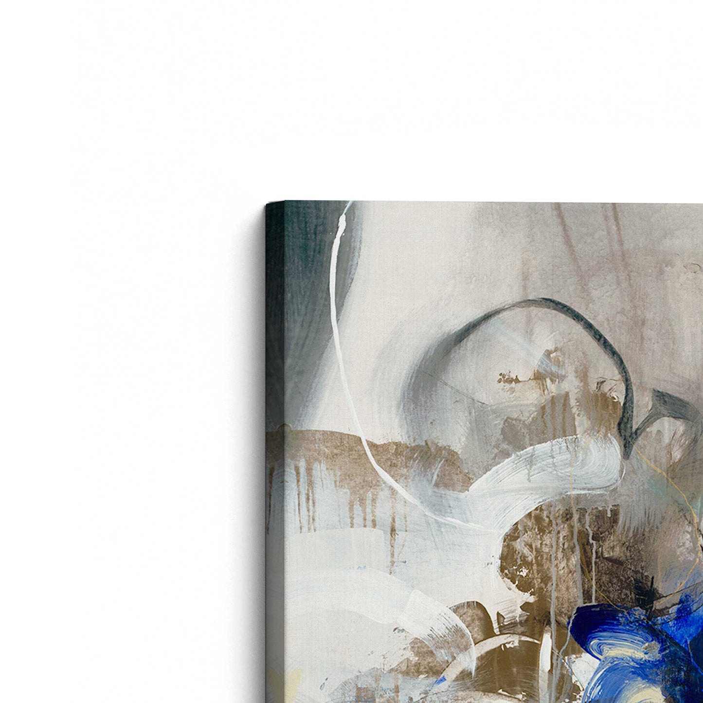 [Color:Stretched Canvas], Picture of the corner of the art