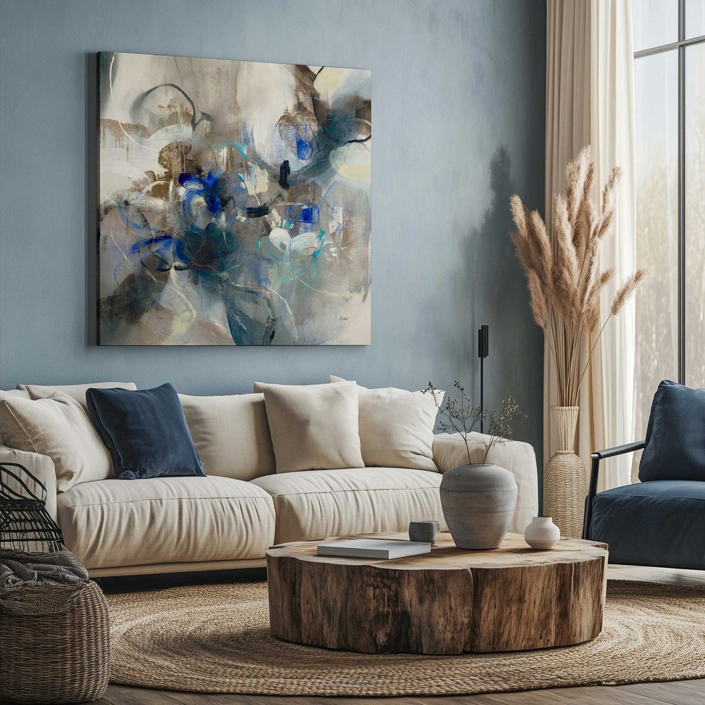 Picture of art in a room