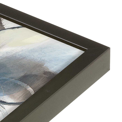 [Color:Satin Black], Picture of art in a Satin Black frame at an angle