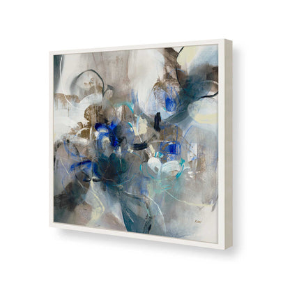 [Color:Opaque White], Picture of art in a Opaque White frame of the corner
