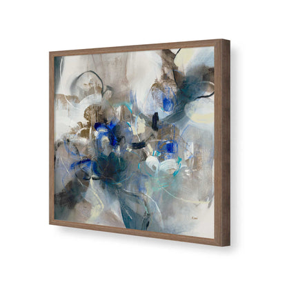 [Color:Walnut], Picture of art in a Walnut frame of the corner