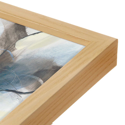[Color:American Maple], Picture of art in a American Maple frame at an angle