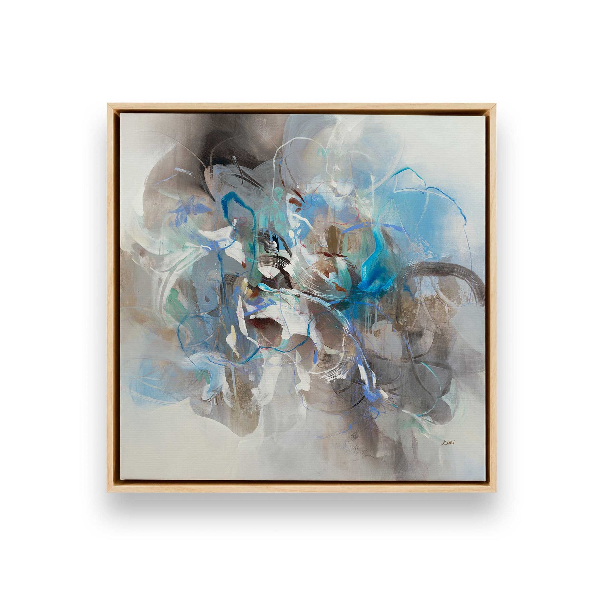 [Color:American Maple], Picture of art in a American Maple frame