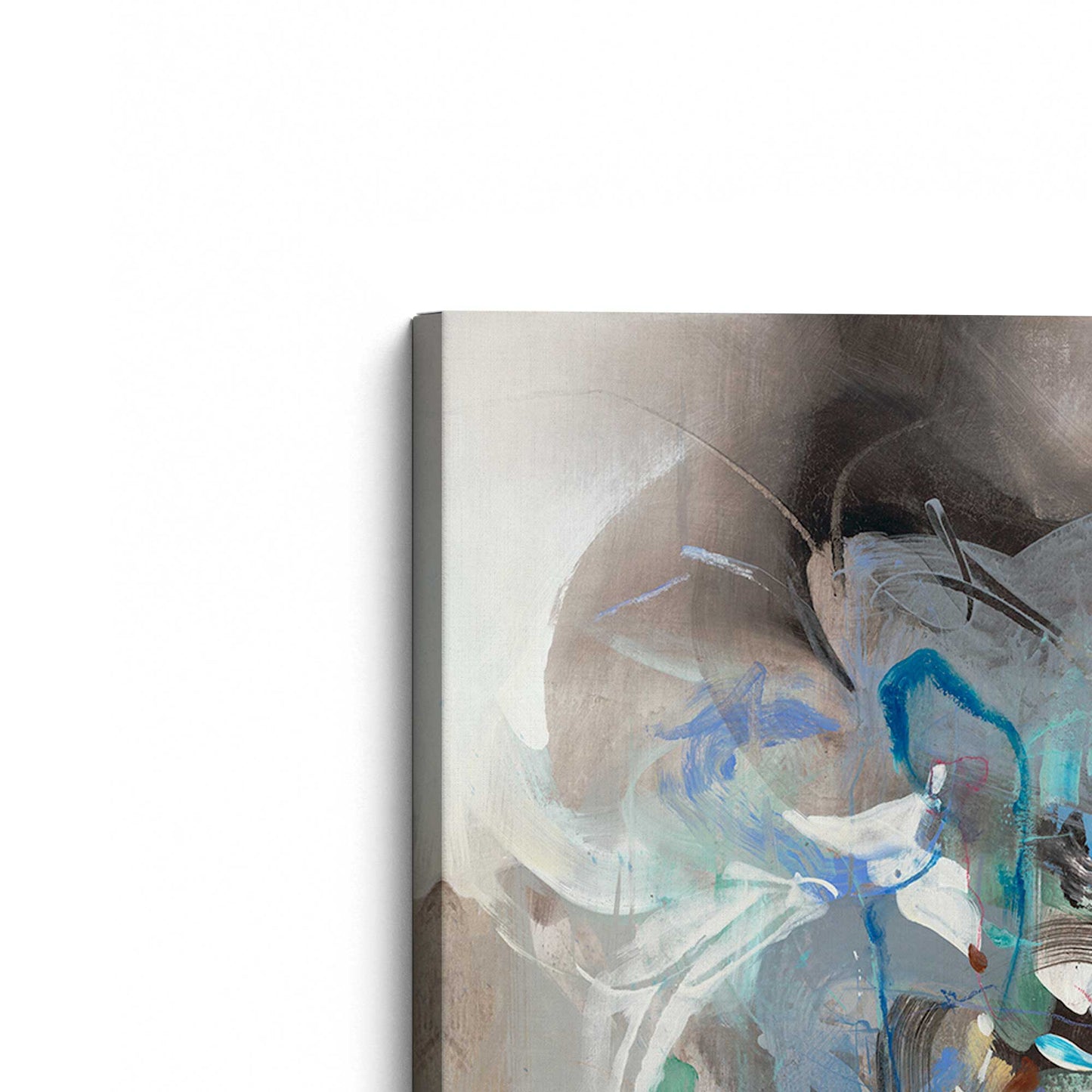 [Color:Stretched Canvas], Picture of the corner of the art