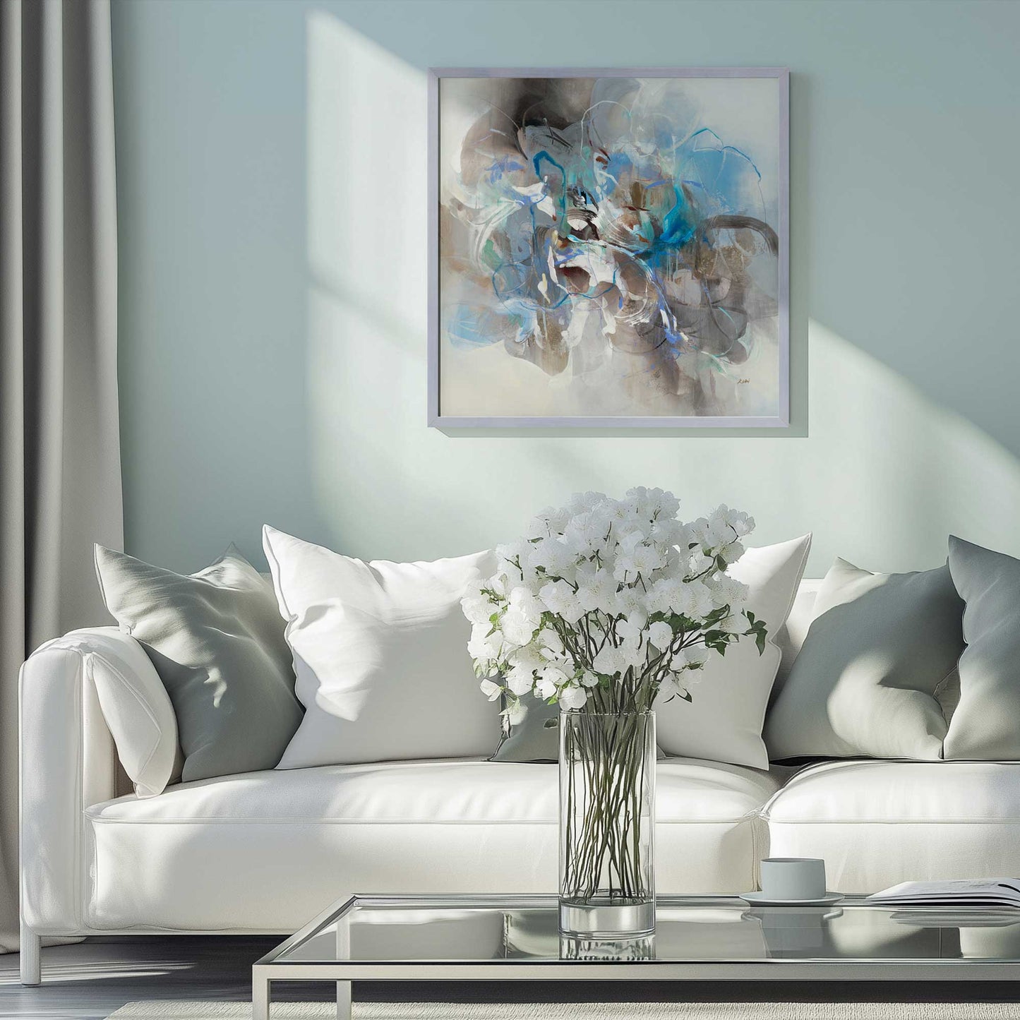 Picture of art in a room