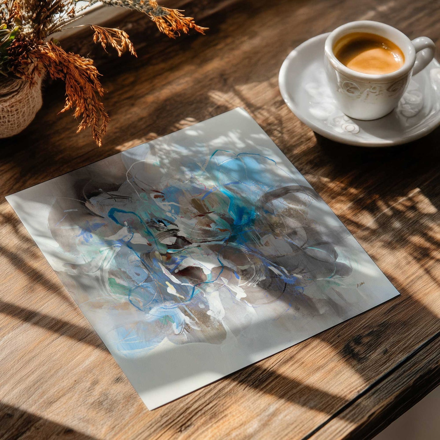 [Color:Rolled Print], Picture of close up of art