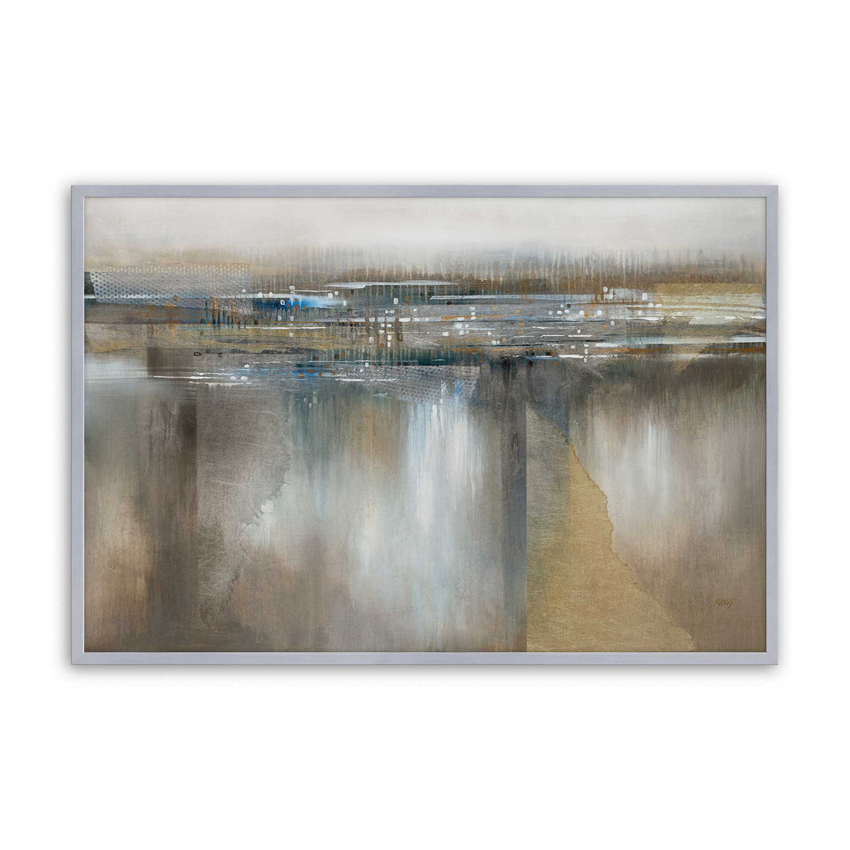 [Color:Polished Chrome], Picture of art in a Polished Chrome frame