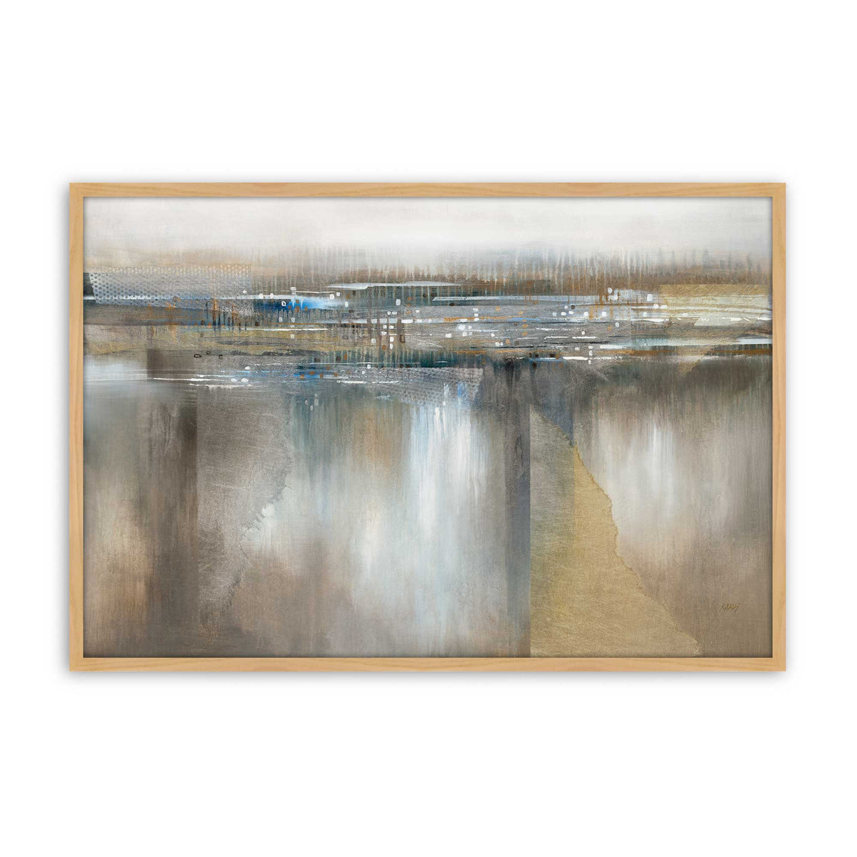 [Color:American Maple], Picture of art in a American Maple frame