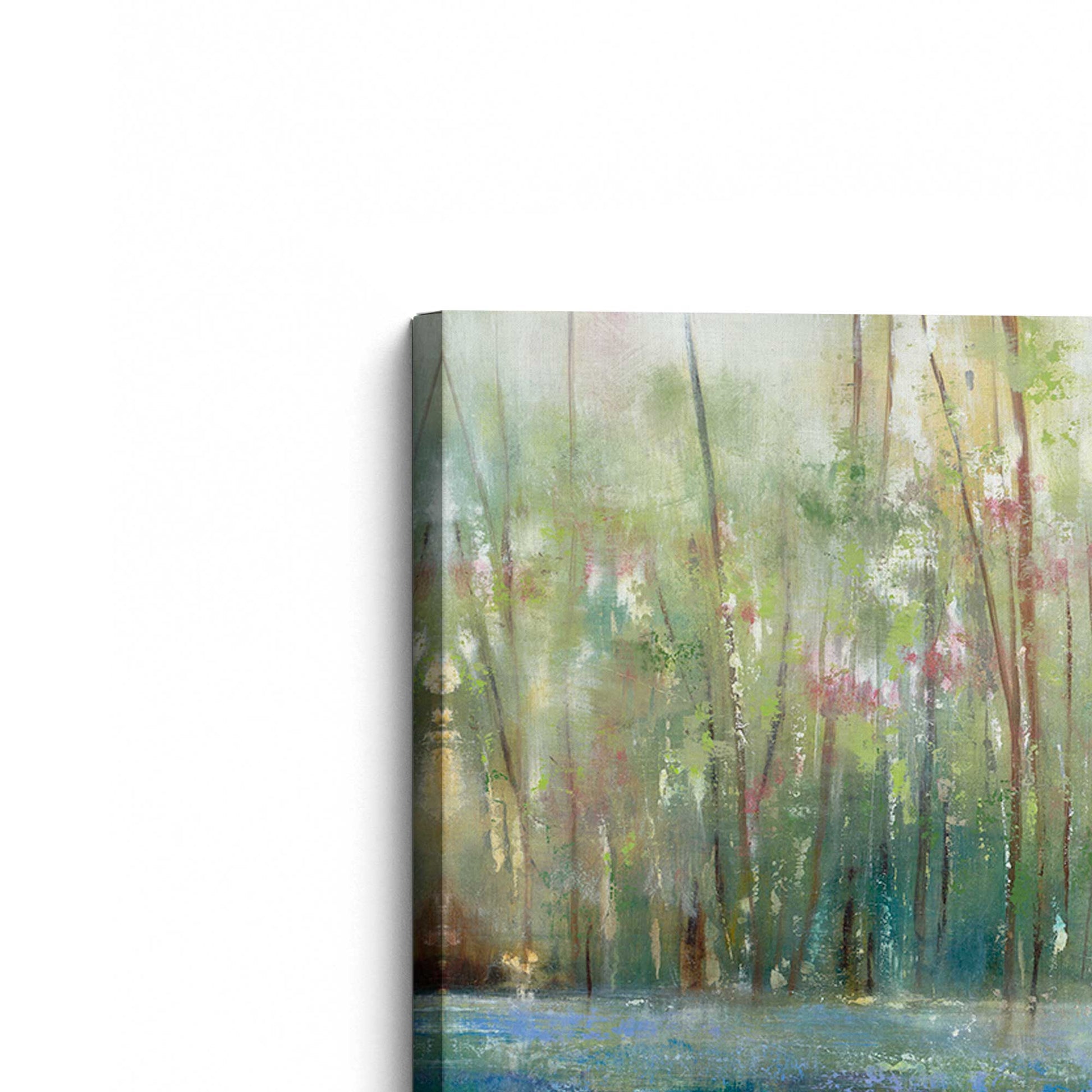 [Color:Stretched Canvas], Picture of the corner of the art