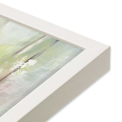 [Color:Opaque White], Picture of art in a Opaque White frame at an angle