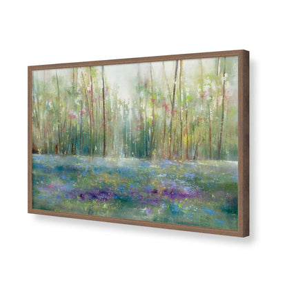 [Color:Walnut], Picture of art in a Walnut frame of the corner