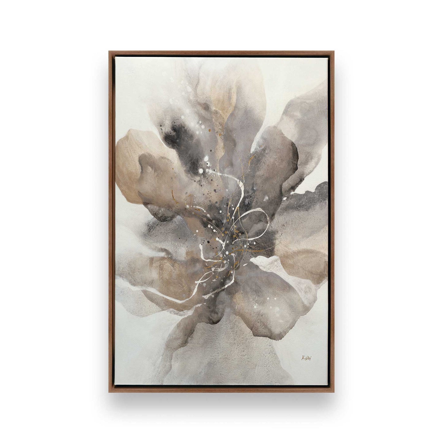 [Color:Walnut], Picture of art in a Walnut frame