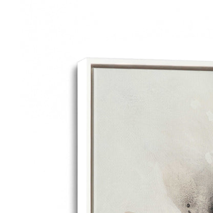 [Color:Opaque White], Picture of art in a White frame at an angle