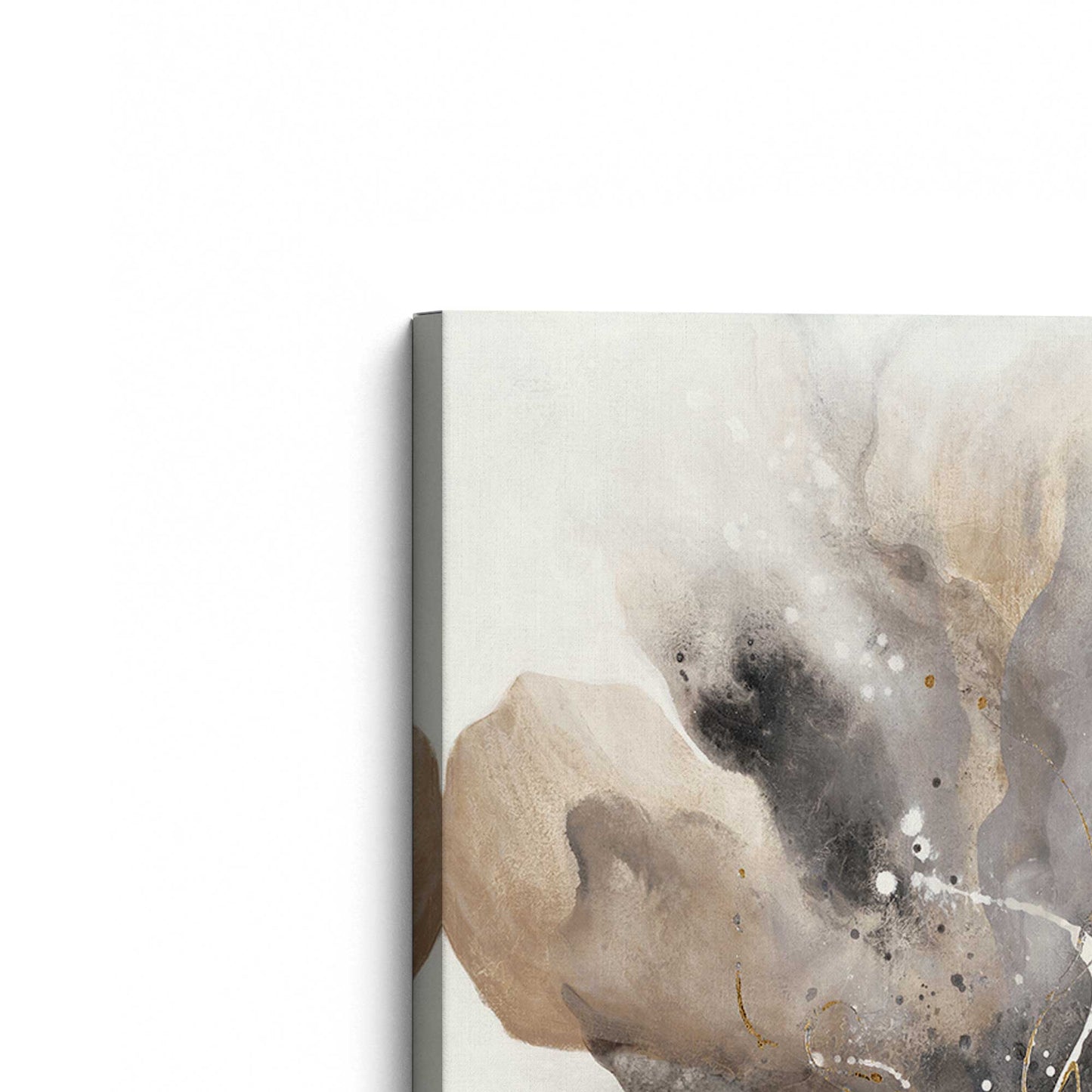 [Color:Stretched Canvas], Picture of the corner of the art