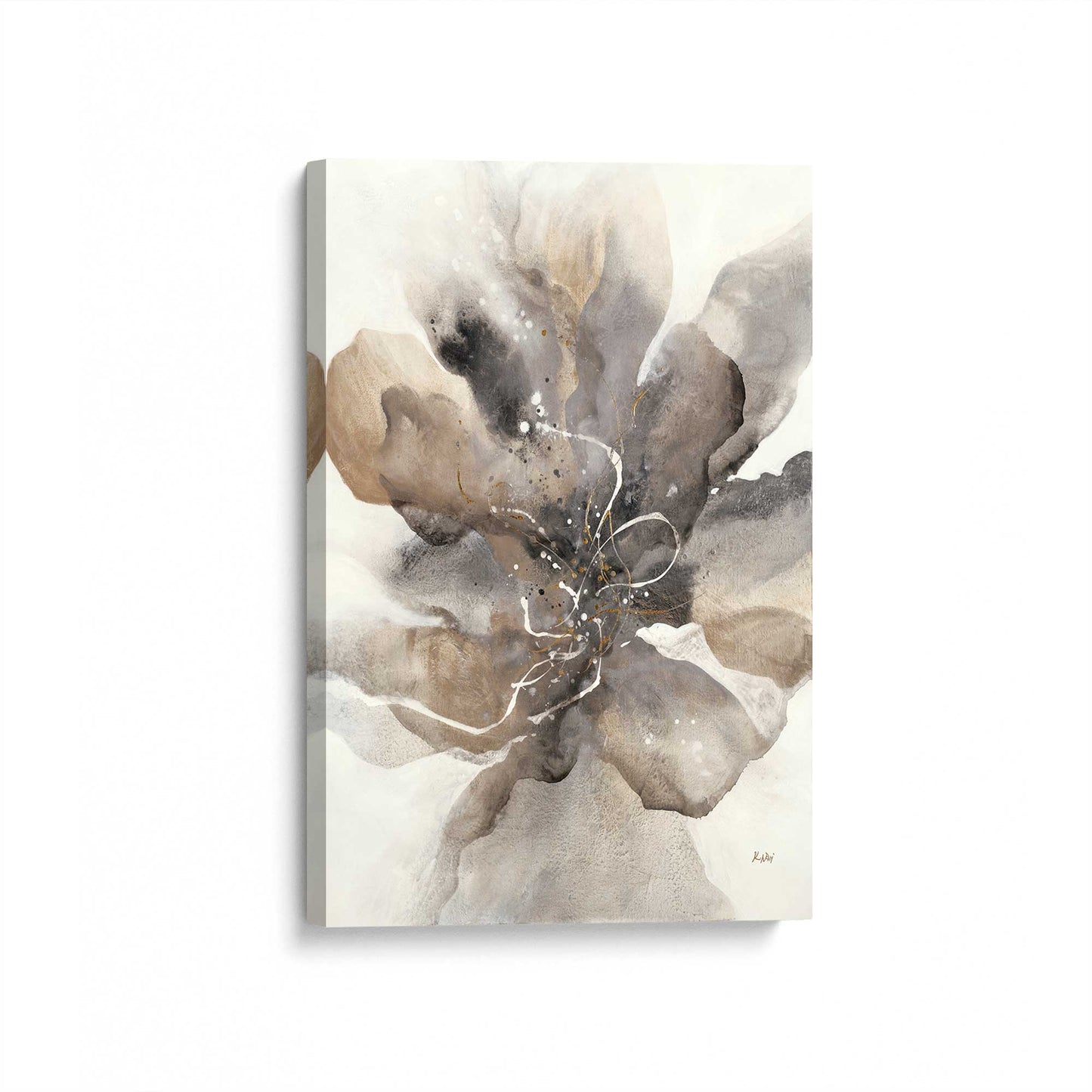 [Color:Stretched Canvas], Picture of art at an angle