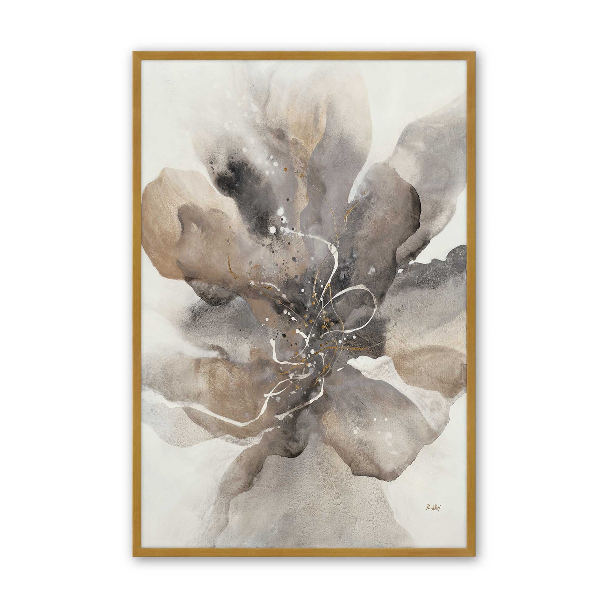 [Color:Polished Gold], Picture of art in a Polished Gold frame