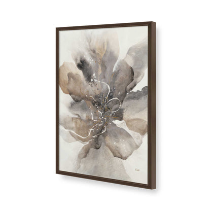 [Color:Brown], Picture of art in a Brown frame of the corner