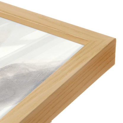 [Color:American Maple], Picture of art in a American Maple frame at an angle