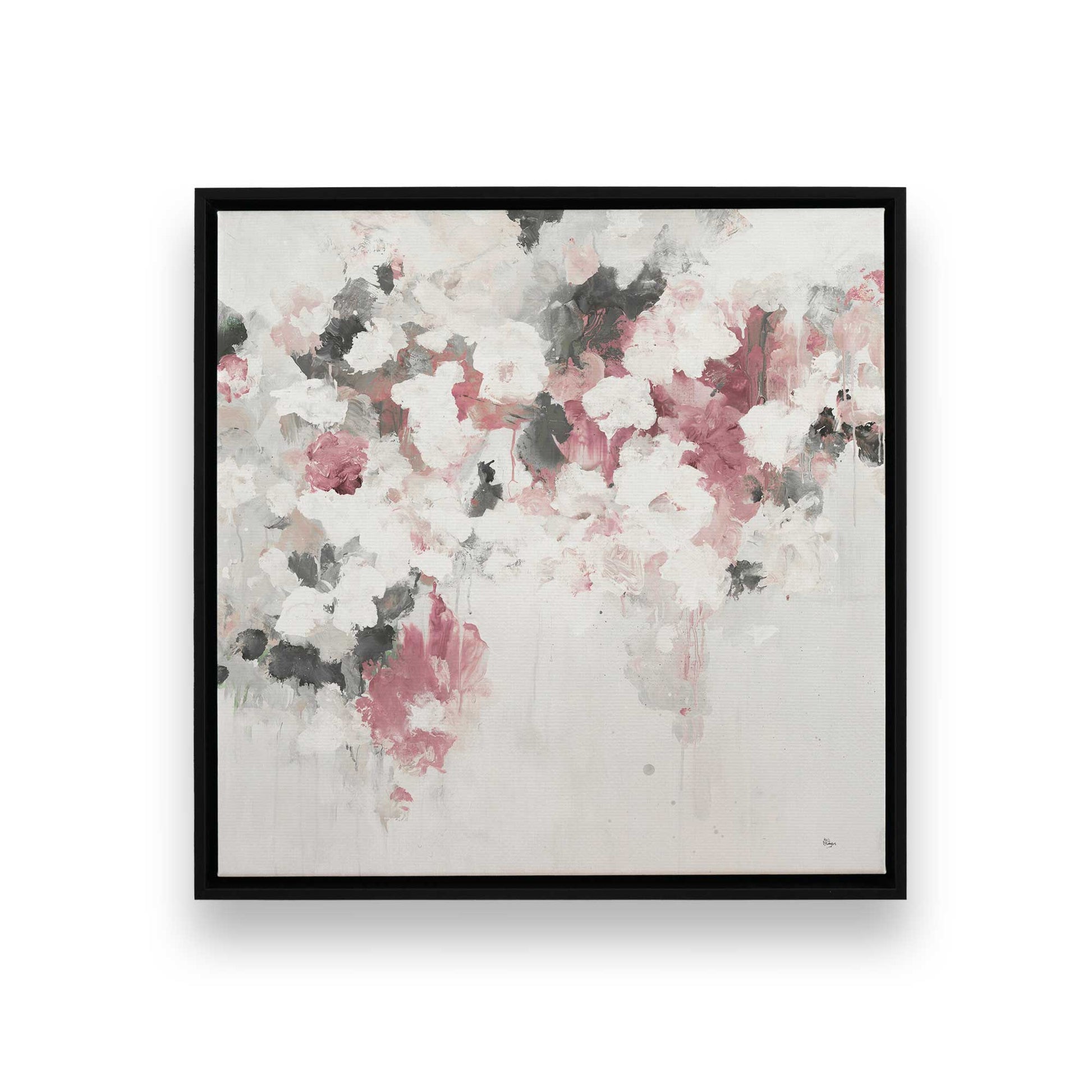 [Color:Satin Black], Picture of art in a Satin Black frame