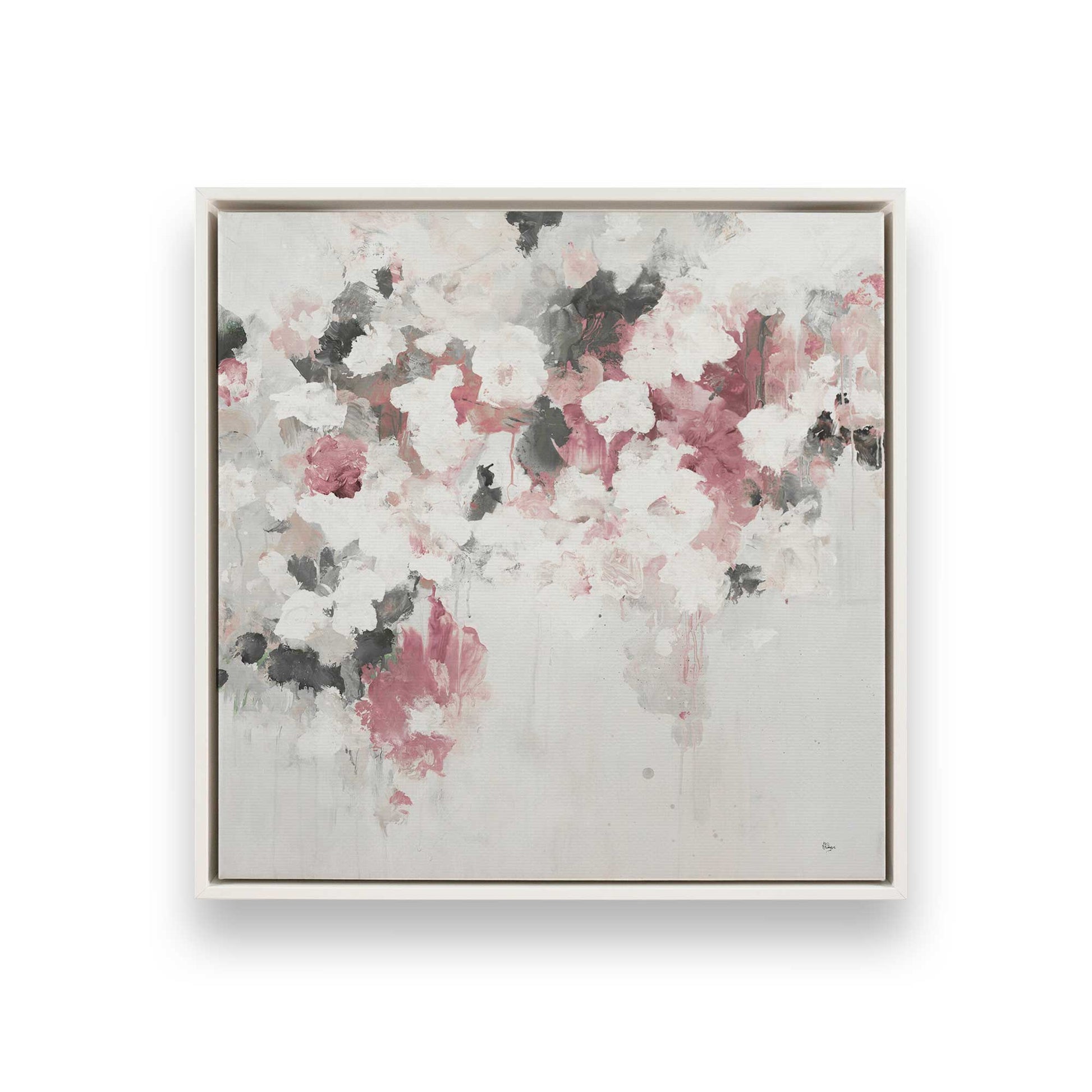[Color:Opaque White], Picture of art in a White frame