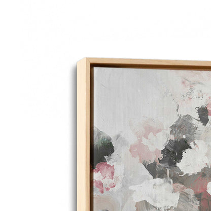 [Color:American Maple], Picture of art in a American Maple frame at an angle