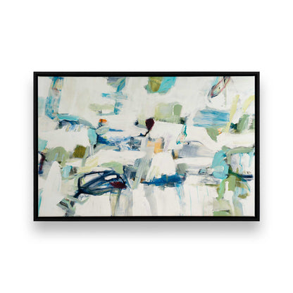 [Color:Satin Black], Picture of art in a Satin Black frame
