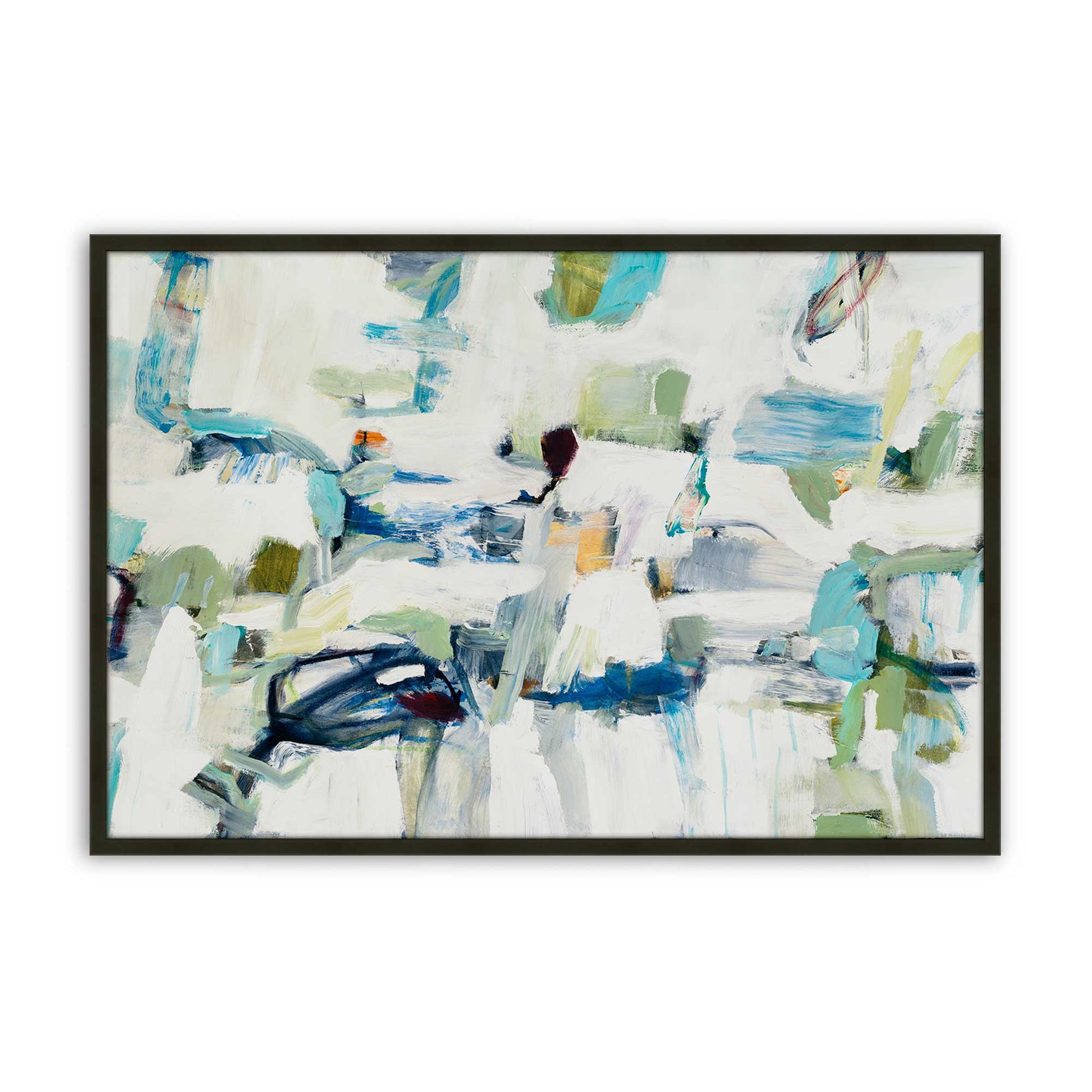 [Color:Satin Black], Picture of art in a Satin Black frame