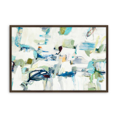 [Color:Brown], Picture of art in a Brown frame